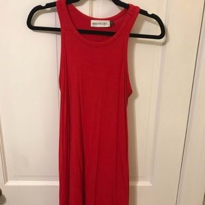 Red Racerback cotton dress (S)